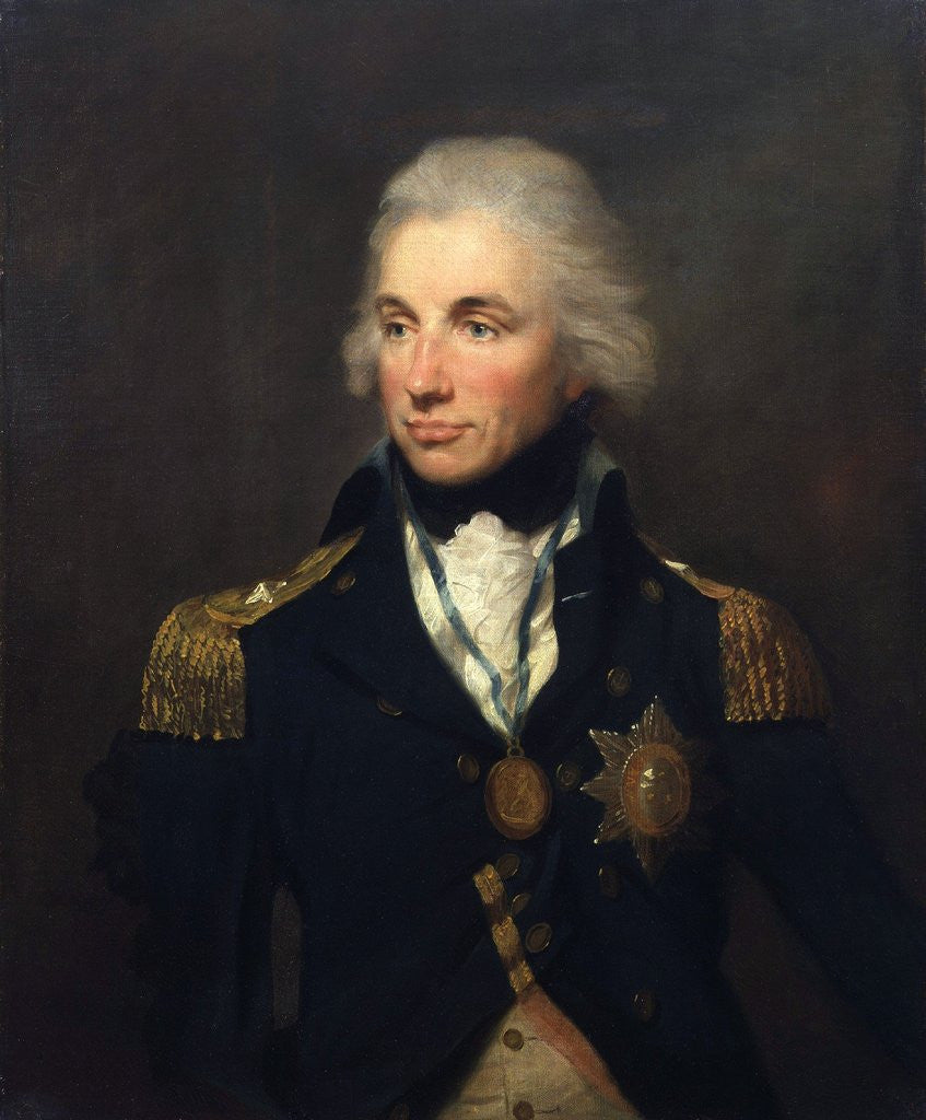 Detail of Horatio Nelson by Lemuel Francis Abbott