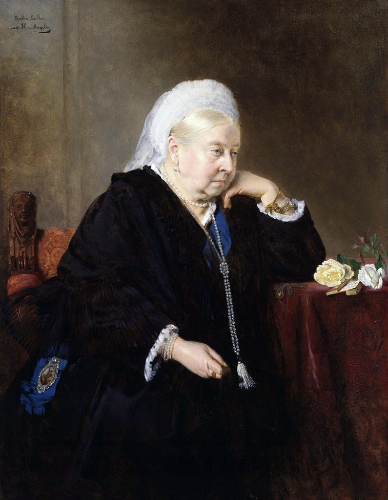 Detail of Queen Victoria by Bertha Muller