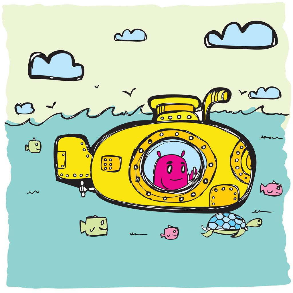 Detail of Yellow submarine by Anonymous