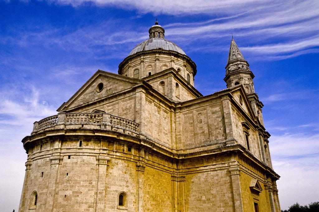 Detail of San Biagio Temple at Montepulciano by Anonymous