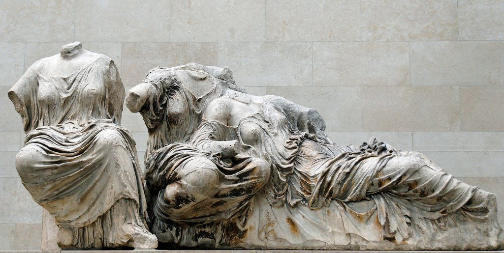 Detail of Leto, Artemis and Aphrodite from Parthenon east pediment by Anonymous