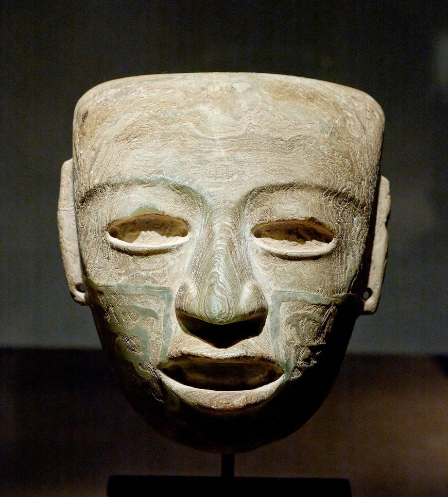 Detail of Lithic mask from Teotihuacan by Anonymous