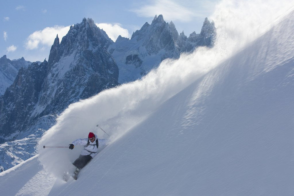 Detail of Backcountry skier by Anonymous