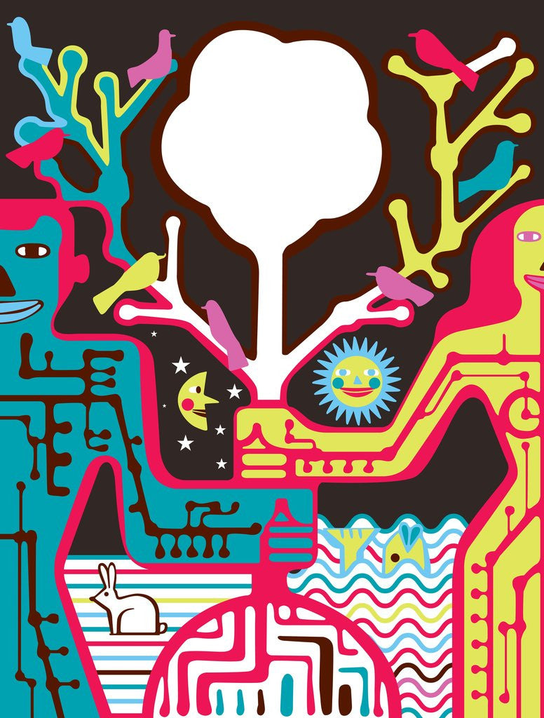 Detail of Digital couple by Anonymous