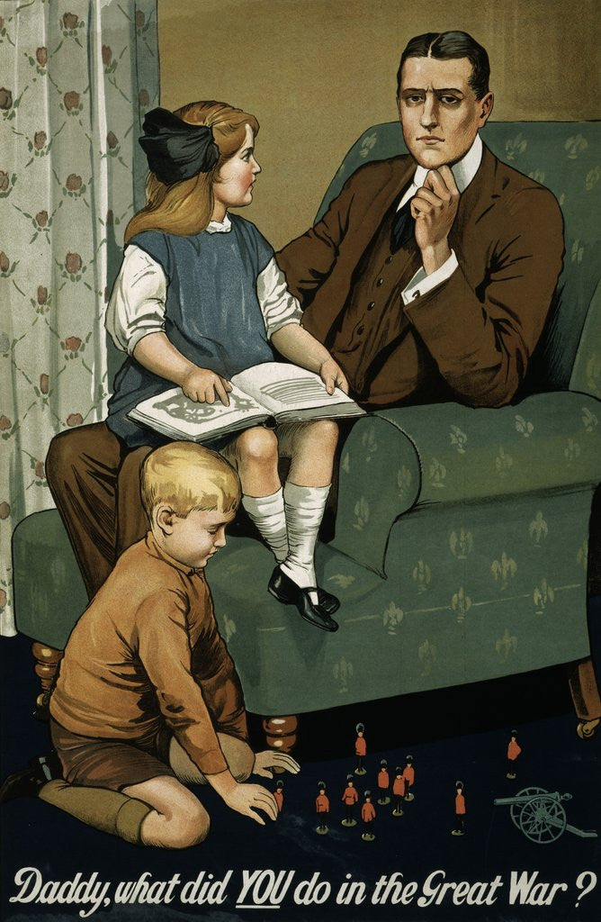 Detail of Daddy, What did YOU Do in the Great War? poster by Corbis