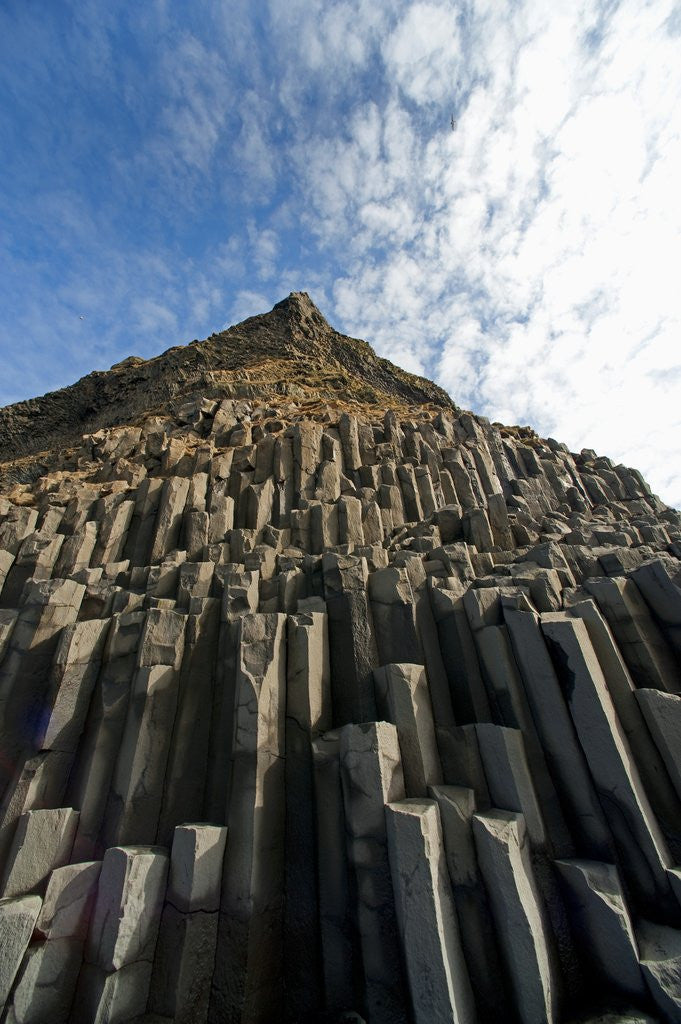 Detail of Columnar basalt along Iceland's South Coast by Anonymous