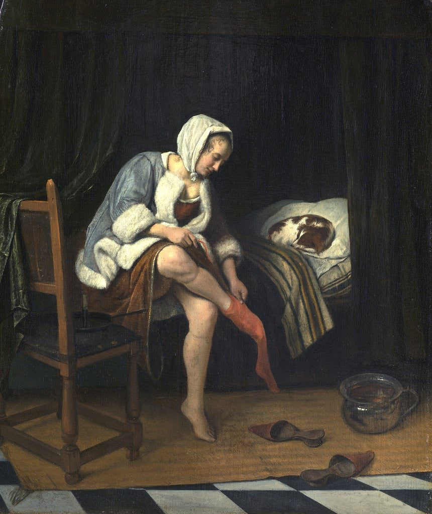 Detail of Woman at Her Toilet by Jan Steen