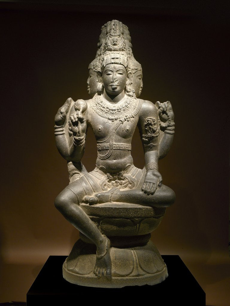 Detail of Sculpture of Shiva by Anonymous