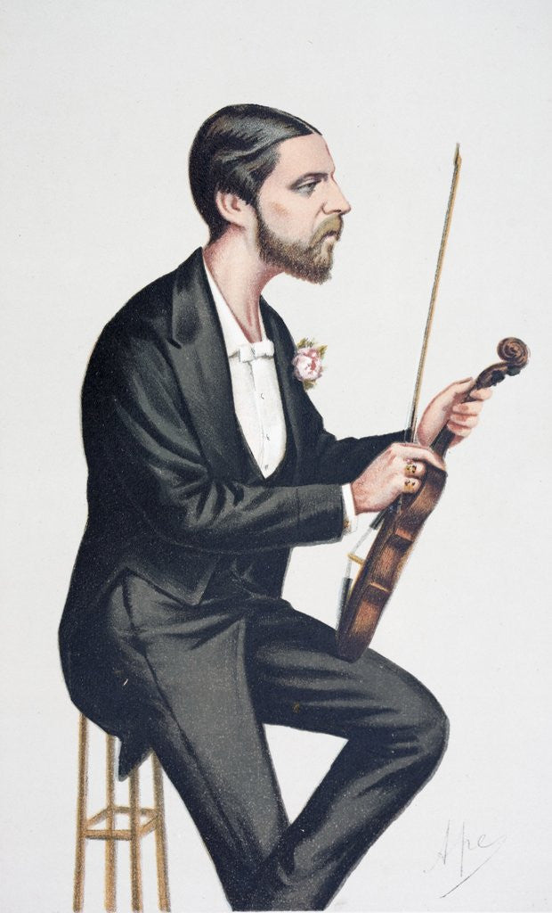 Detail of First Violin by Carlo Pellegrini
