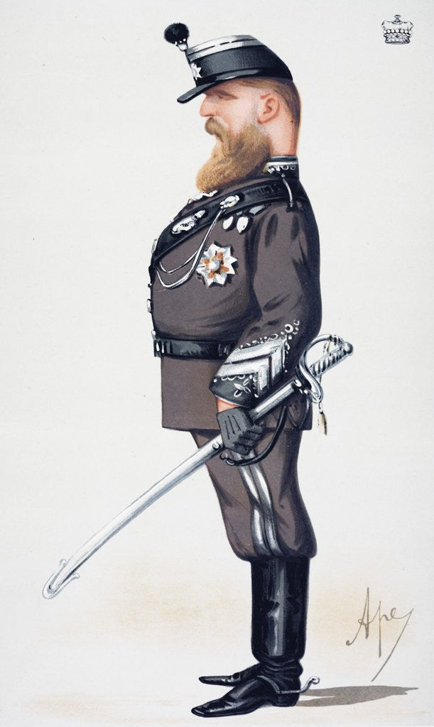 Detail of Viscount Bury by Carlo Pellegrini