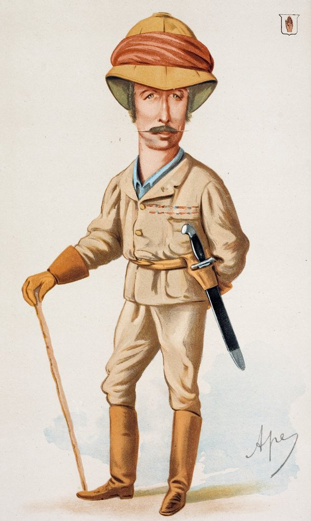 Detail of Cecil John Rhodes by Carlo Pellegrini