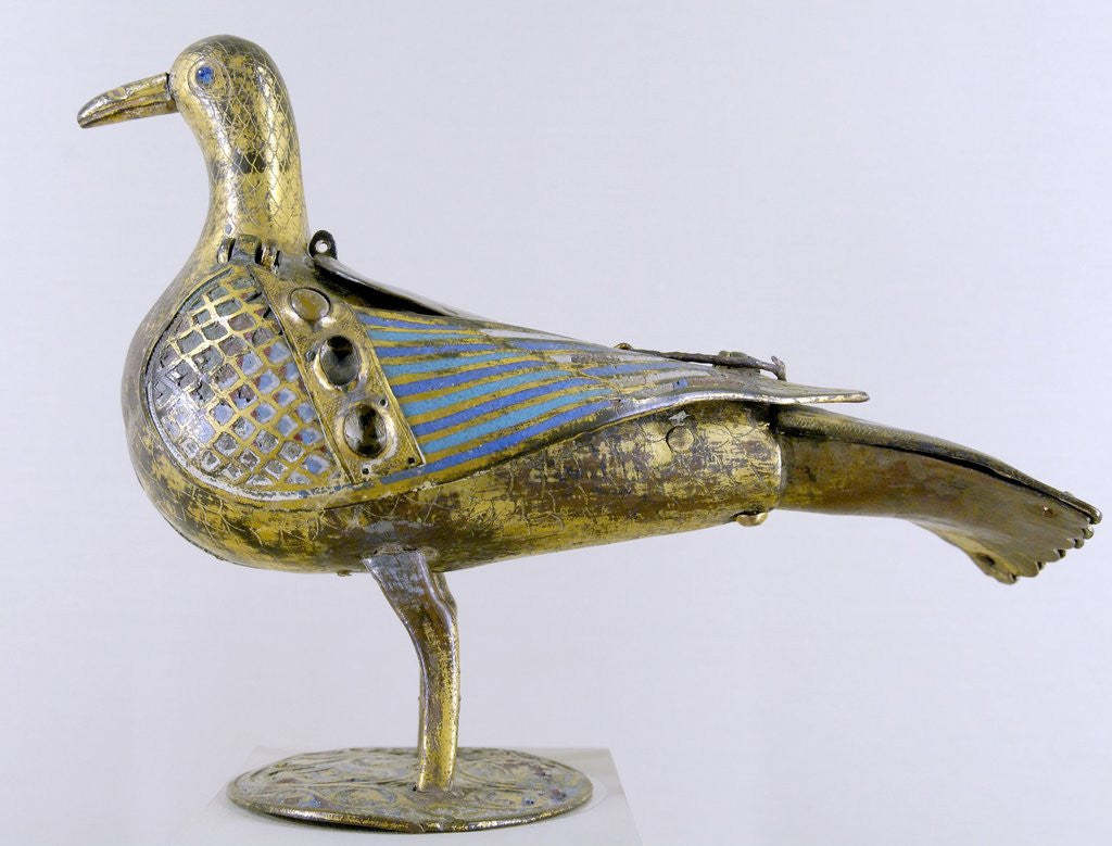 Detail of Limoges Eucharistic dove by Anonymous