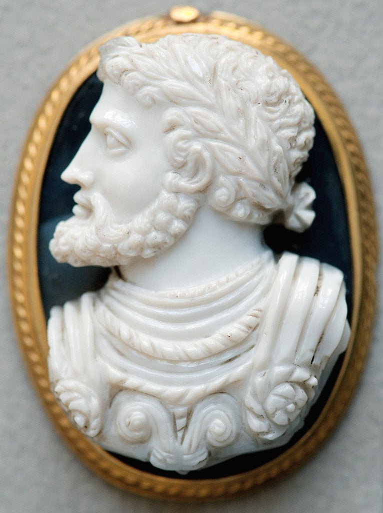 Detail of Cameo of Charles V, Holy Roman Emperor by Anonymous