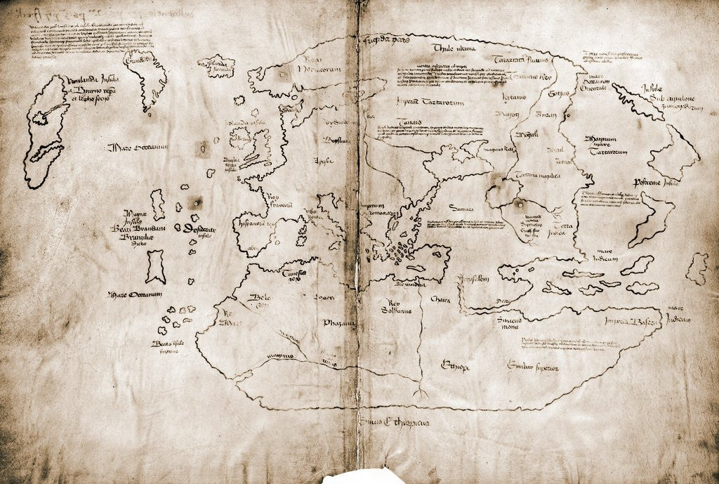 Detail of Vinland Map of New World by Anonymous