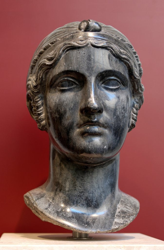 Detail of Portrait of Sappho by Anonymous