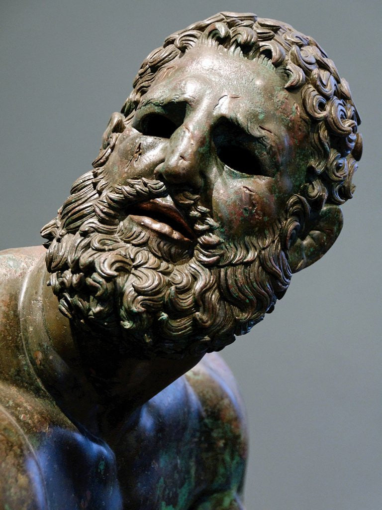 Detail of Detail of Boxer Attributed to Apollonius by Anonymous