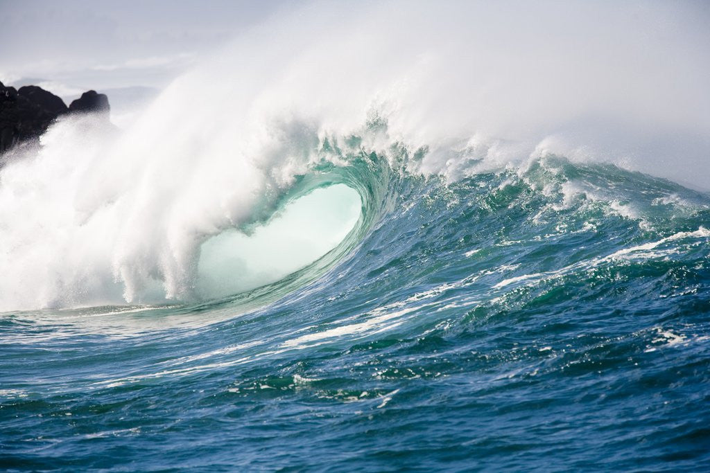 Detail of Breaking waves at Waimea Bay, Oahu, Hawaii by Anonymous