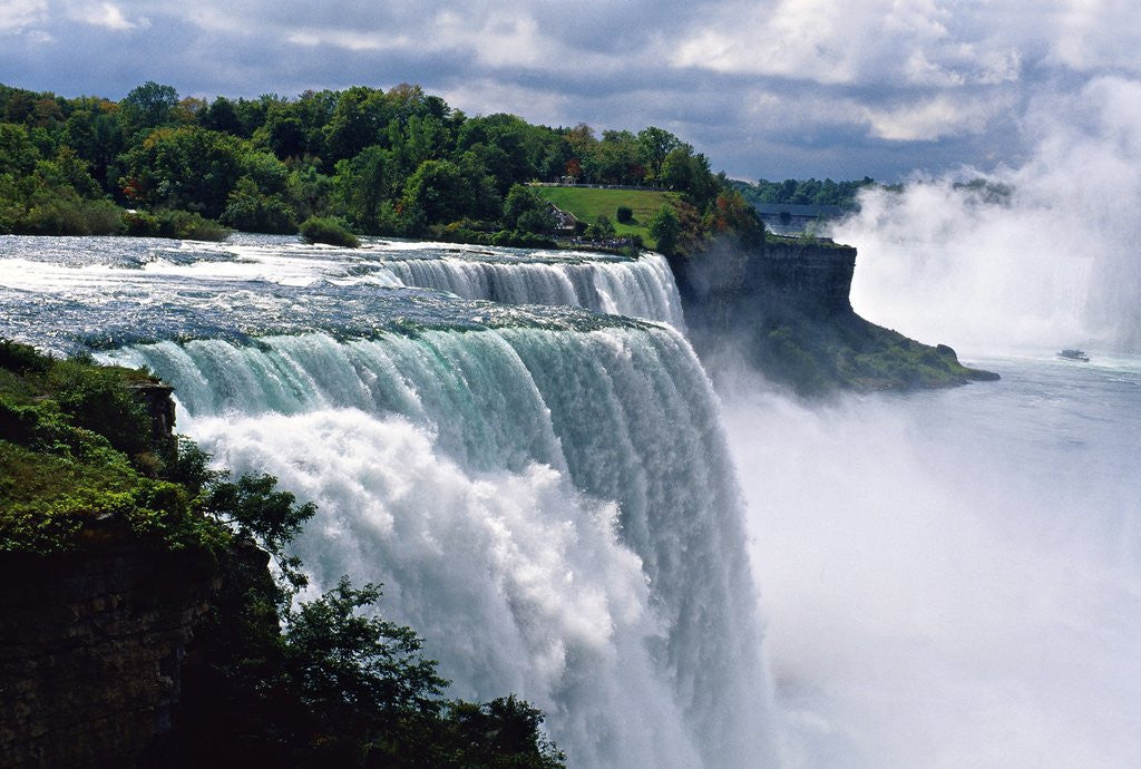 Detail of Niagara Falls by Anonymous