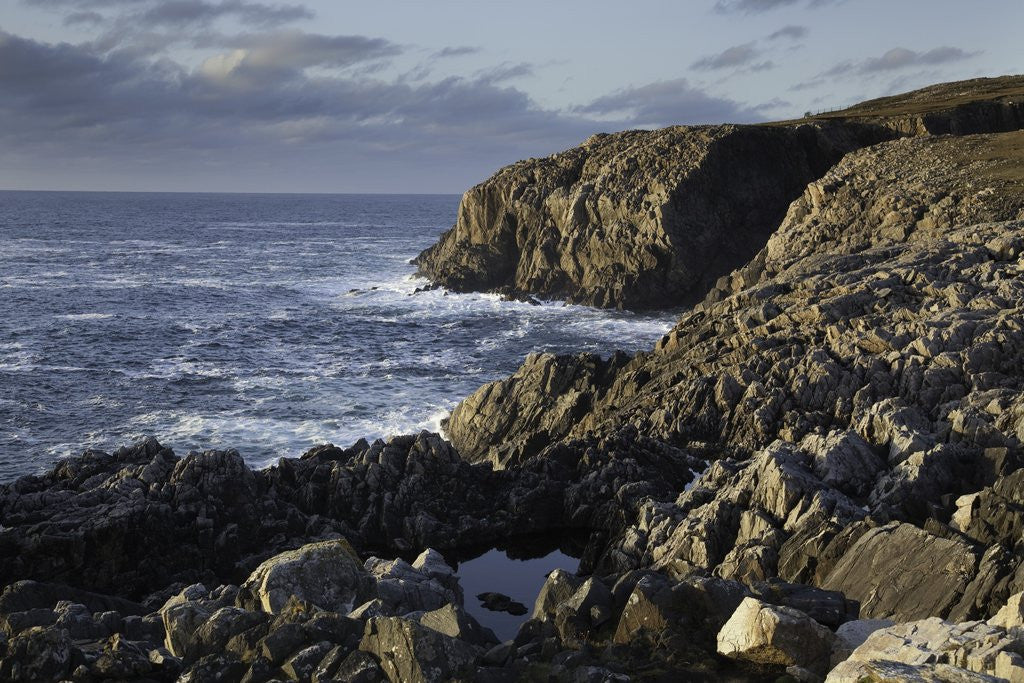 Detail of coastline near Gallan Head by Corbis