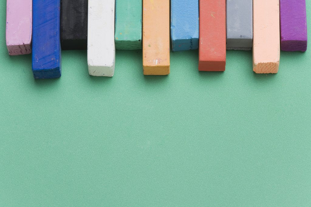 Detail of Close-up of color chocks by Anonymous