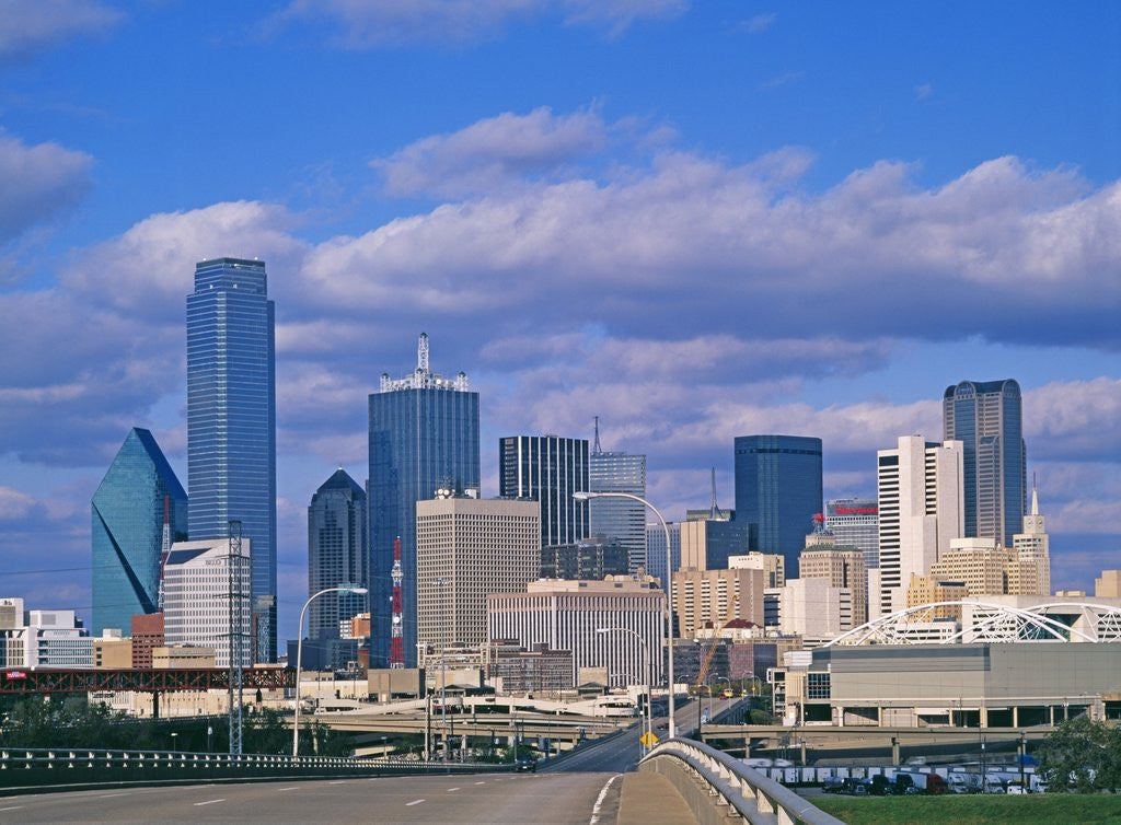 Detail of Dallas skyline by Anonymous