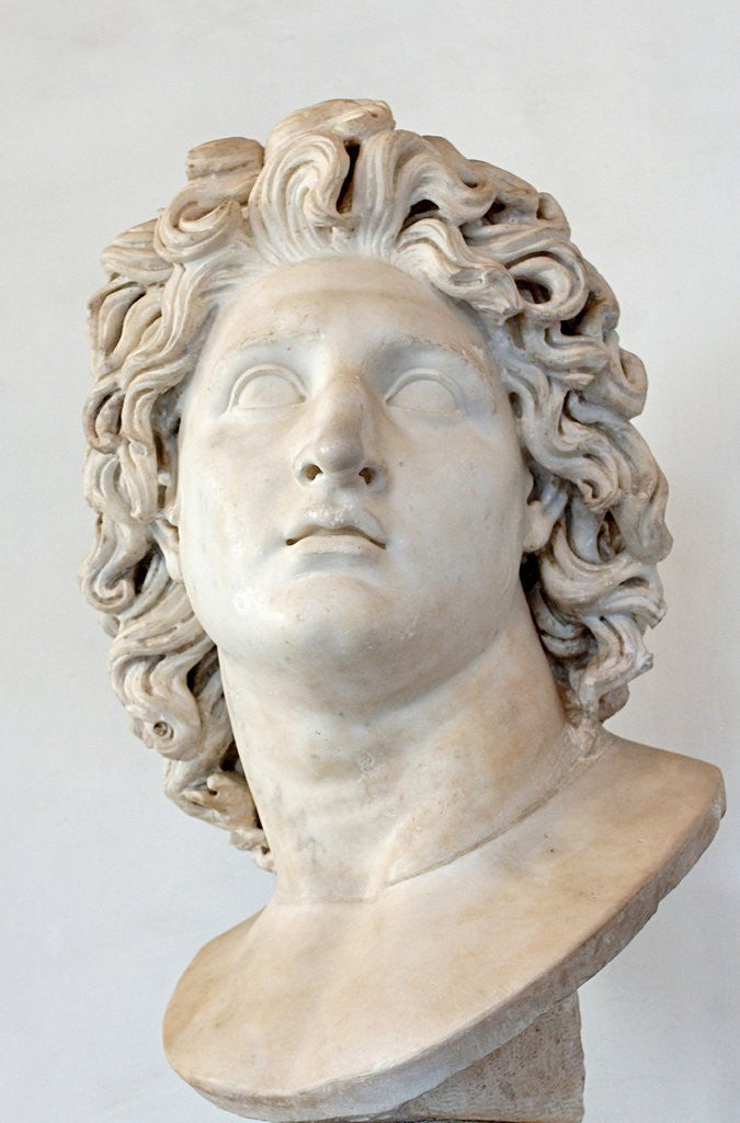 Detail of Sculpture of Alexander the Great as Helios by Anonymous
