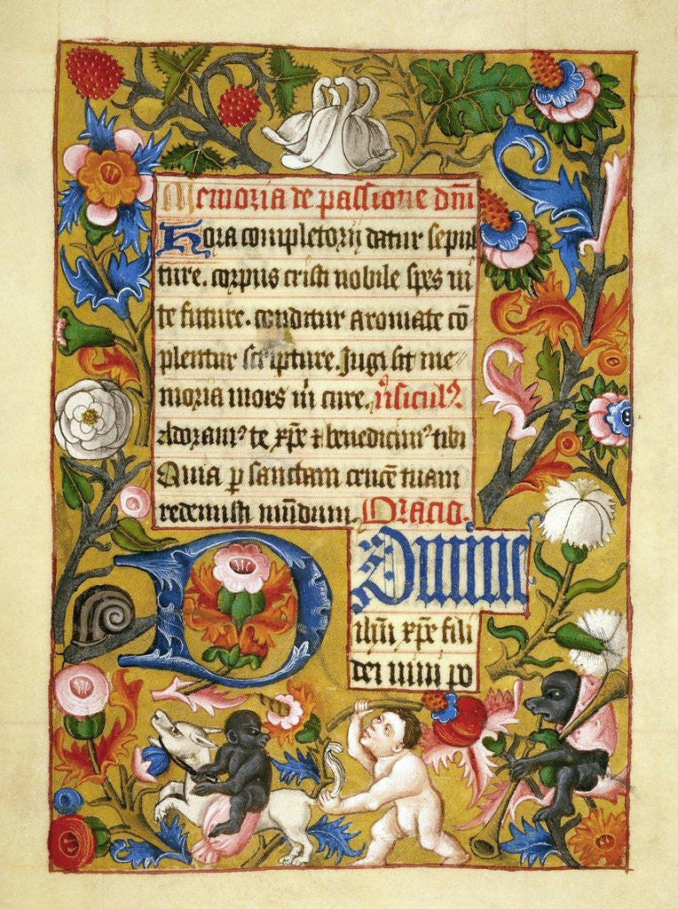 Detail of Page from the Bute Book of Hours by Anonymous