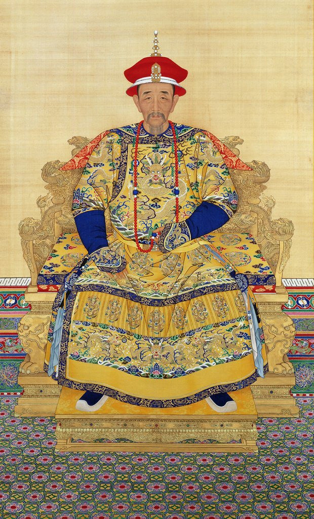 Detail of Portrait of emperor Kangxi by Corbis