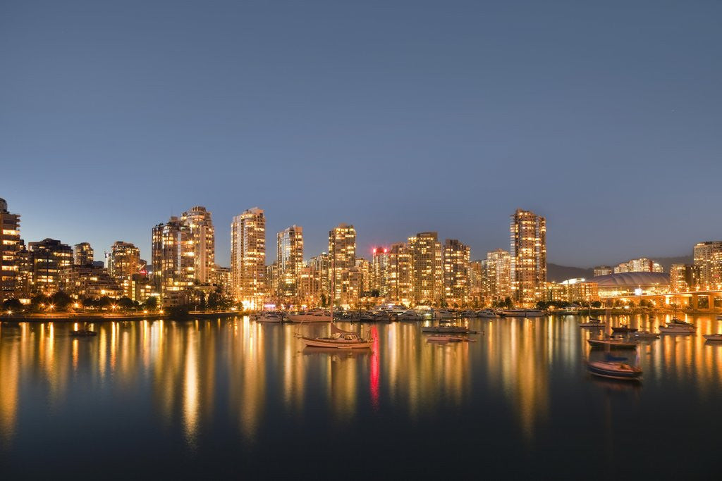Detail of Vancouver skyline by Anonymous