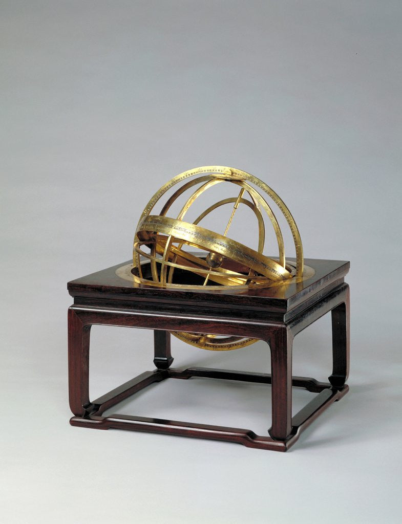 Detail of Armillary sphere by Ferdinand Verbiest