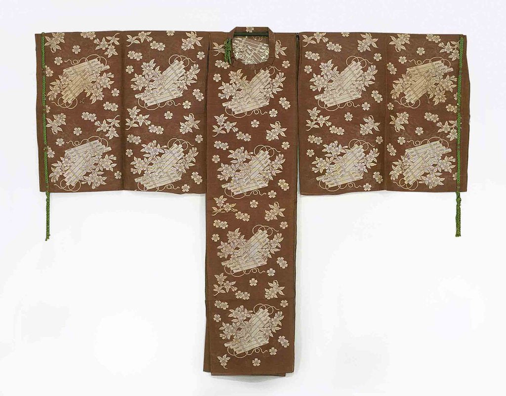 Detail of Edo period Noh costume by Corbis
