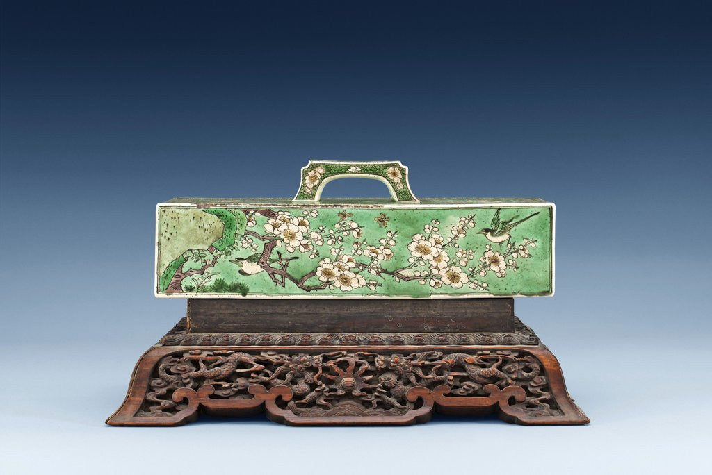Detail of Qing Dynasty scroll weight by Corbis
