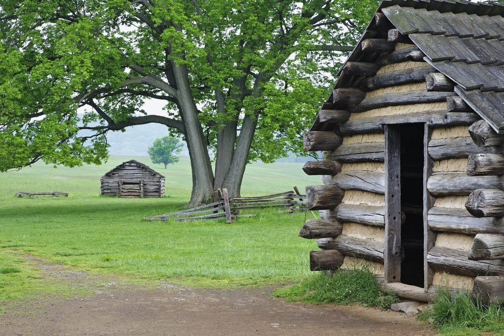 Detail of Cabin in Valley Forge National Historic Park by Anonymous