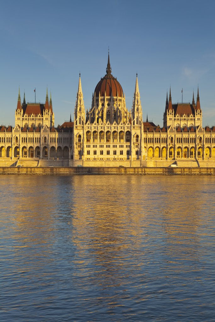 Detail of Hungarian Parliament Building in Budapest by Anonymous