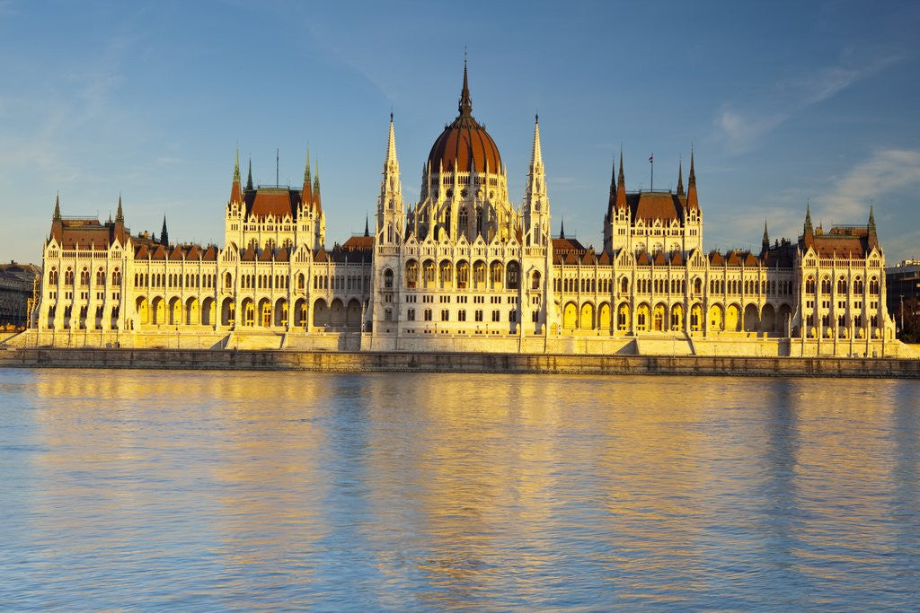 Detail of Hungarian Parliament Building in Budapest by Anonymous