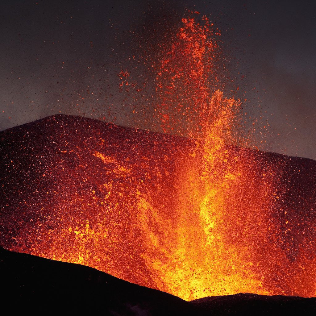 Detail of Eruption at Eyjafjallajokull glacier by Anonymous