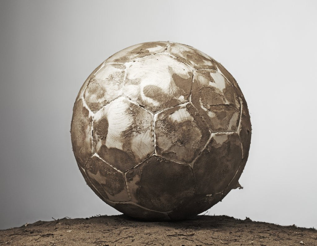 Detail of Soccer ball by Anonymous