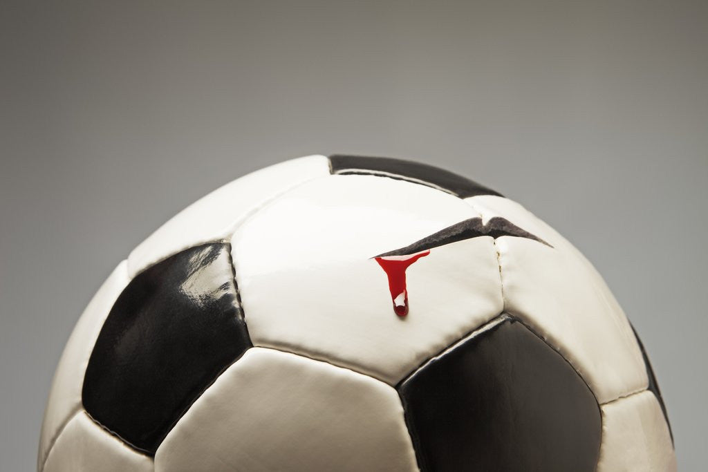 Detail of Soccer ball by Anonymous