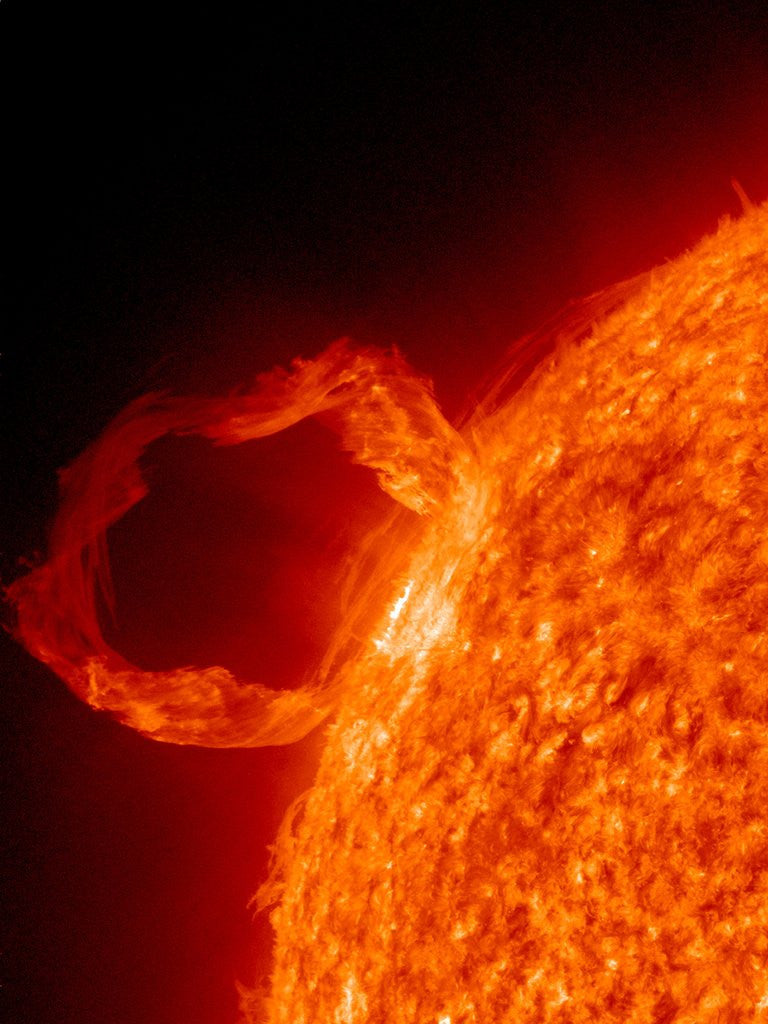 Detail of Solar flare on the Sun by Anonymous