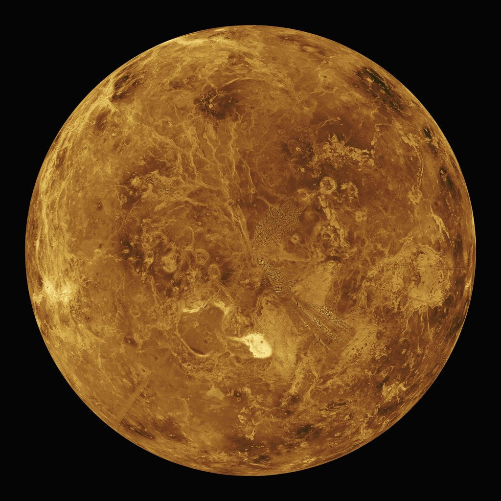 Detail of Northern hemisphere of Venus by Anonymous