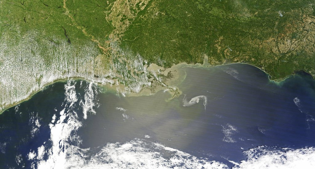 Oil Slick in the Gulf of Mexico by Corbis