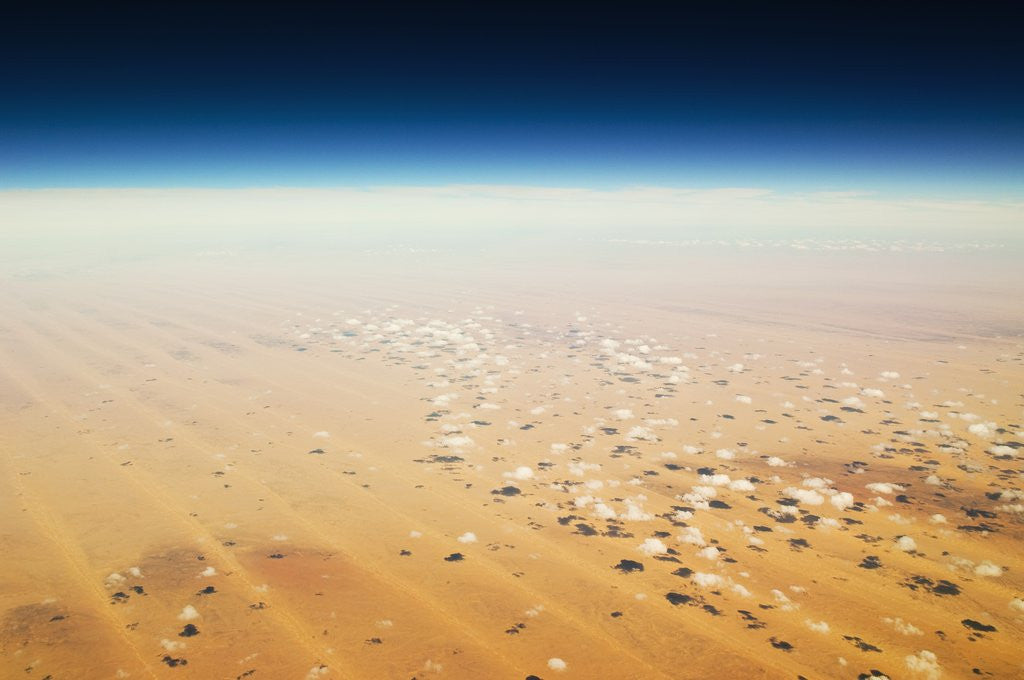 Detail of Aerial view of a desert by Anonymous