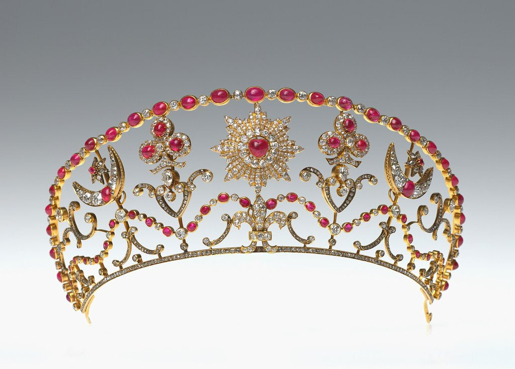 Detail of Russian tsarist diadem by Anonymous