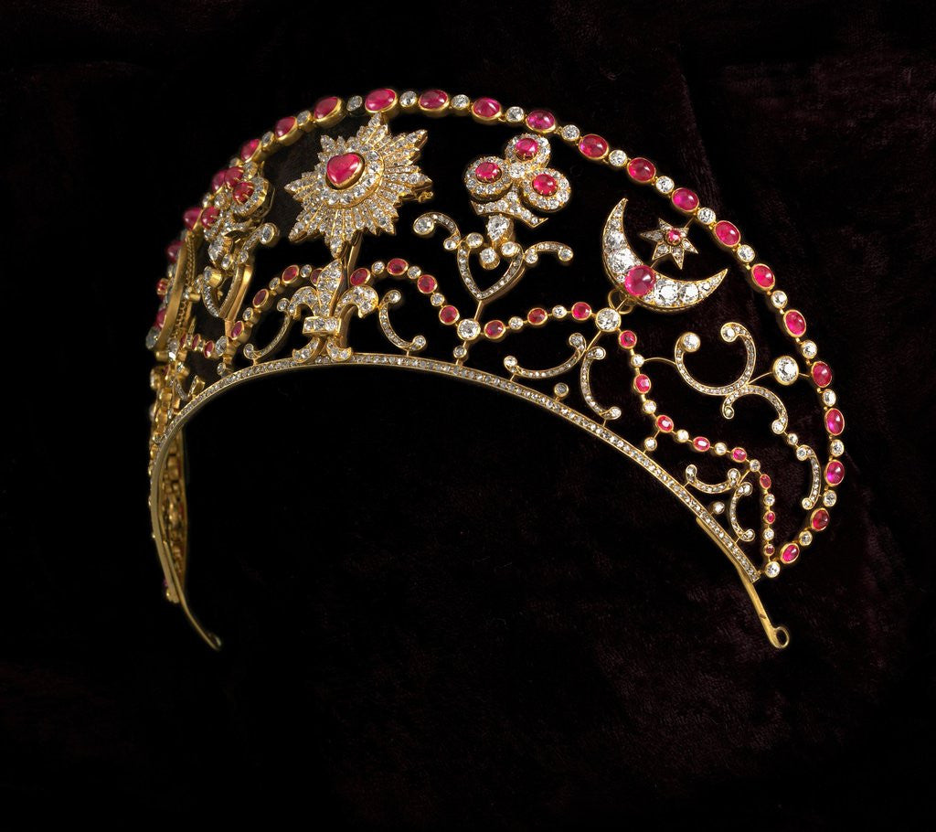 Detail of Russian tsarist diadem by Anonymous