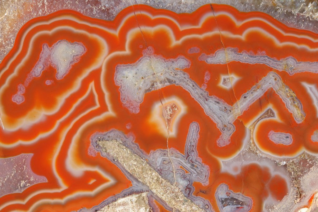 Detail of Agate sample by Anonymous