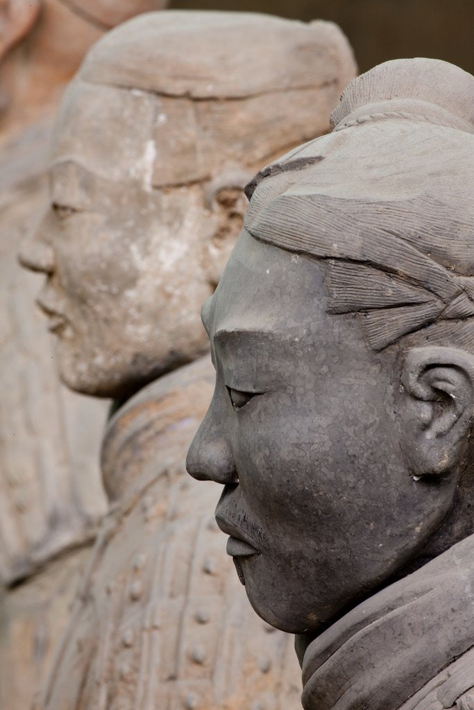 Detail of Terracotta soldiers at Qin Shi Huangdi Tomb by Anonymous