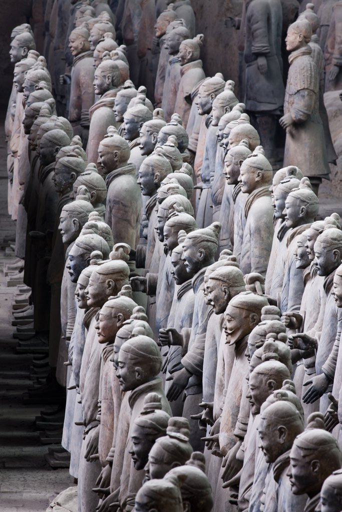 Detail of Terracotta Army by Corbis