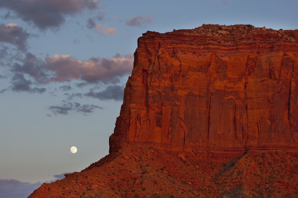 Detail of Moonrise in Monument Valley by Anonymous