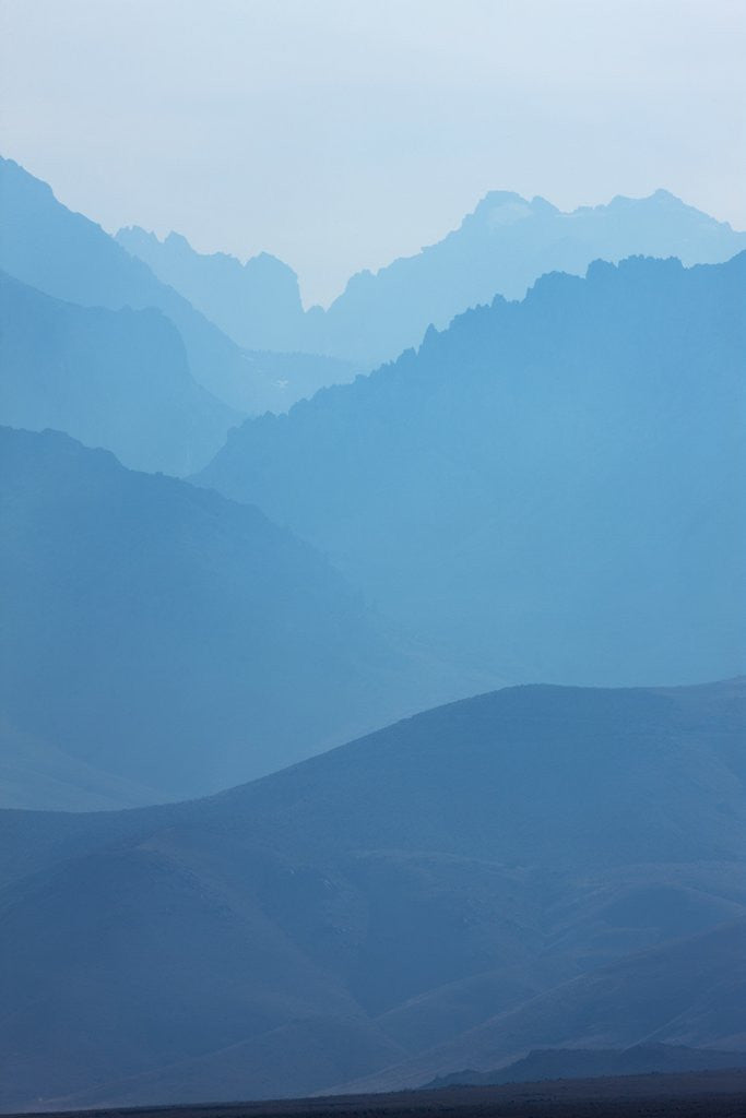 Detail of Sierra Nevada Mountains, California by Anonymous