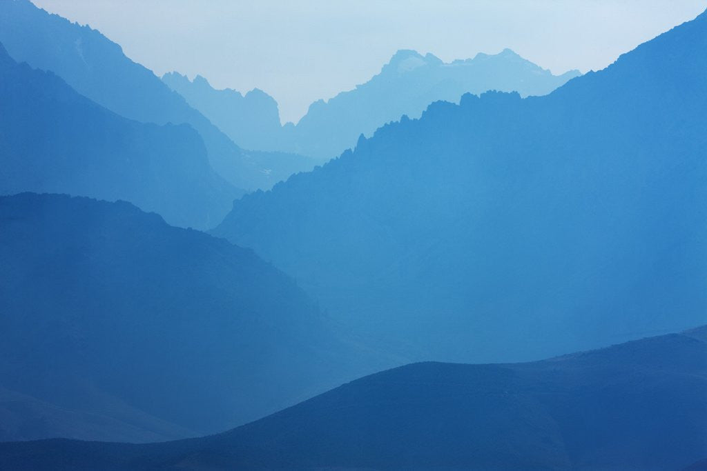 Detail of Sierra Nevada Mountains, California by Anonymous